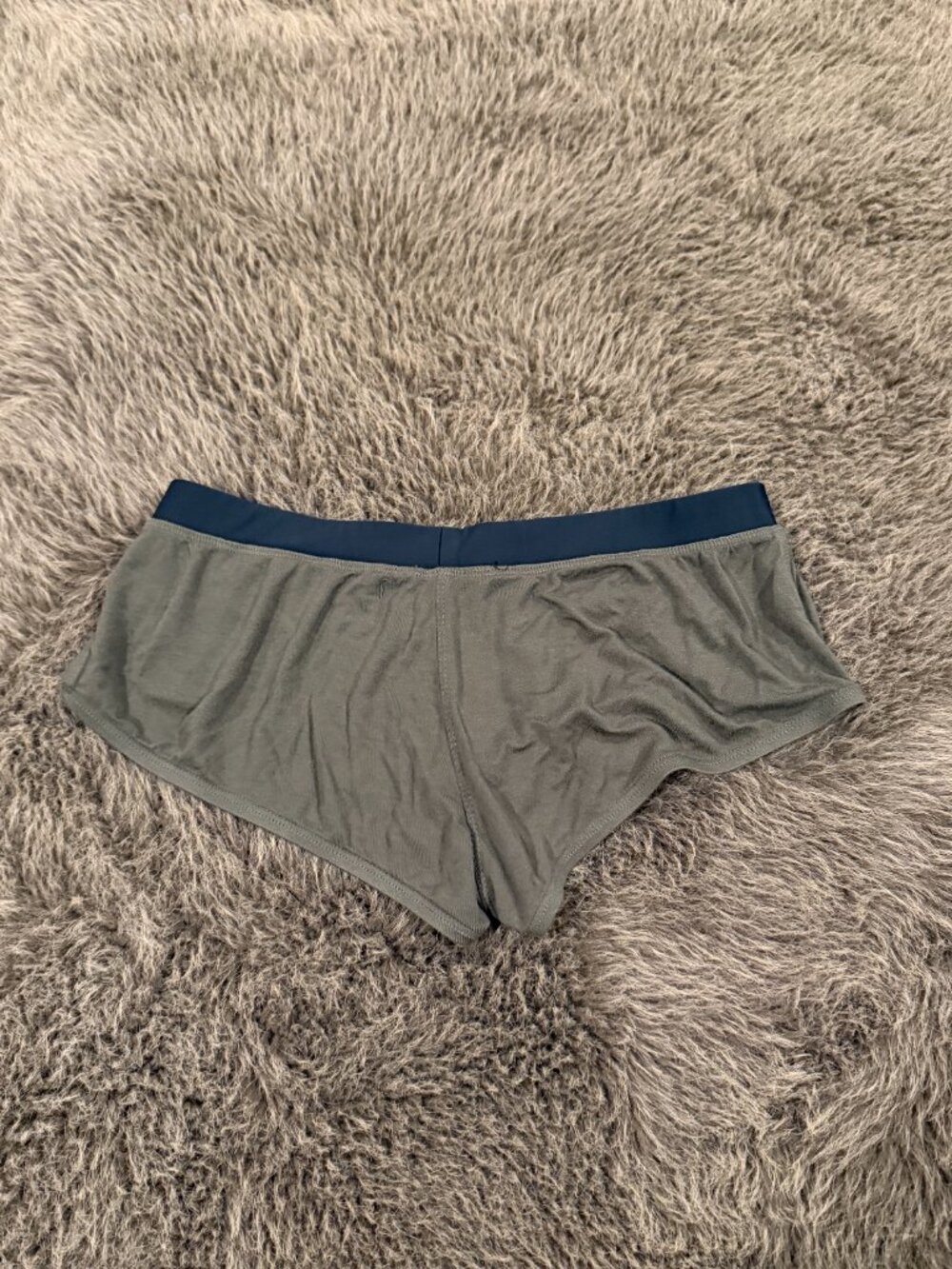 Rough Trade Men's Thin Lounge Trunks Size XL Green 7.5/10 Condition - Picture 7 of 11